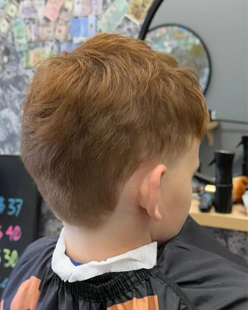 Kids' fade from behind, cut in Airlie Beach
